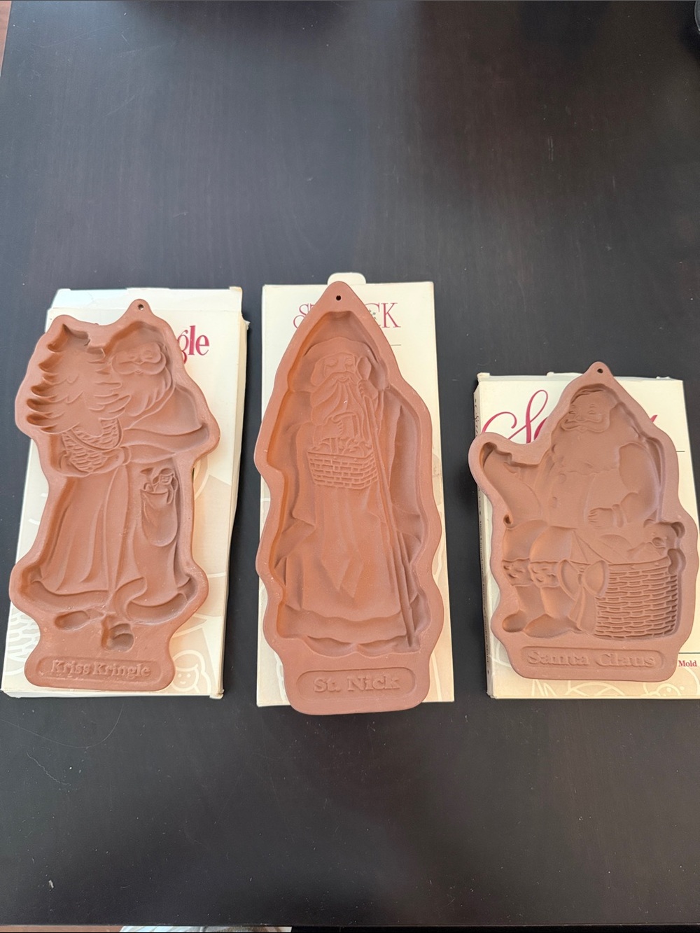 Longaberger Brown St. Nick Silicone Bath Mold